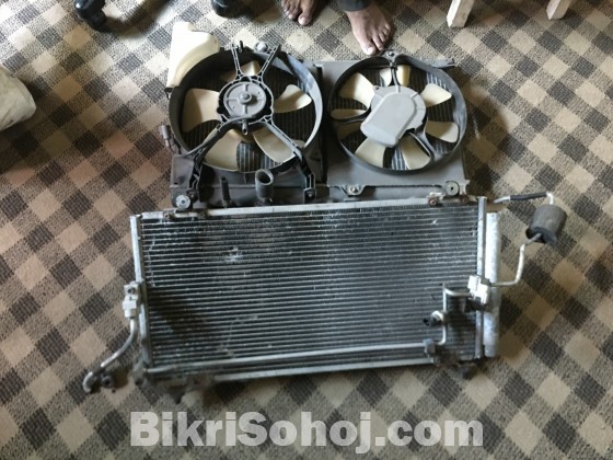 A/c condenser and radiator